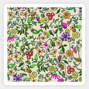 Flowers of many colors Sticker